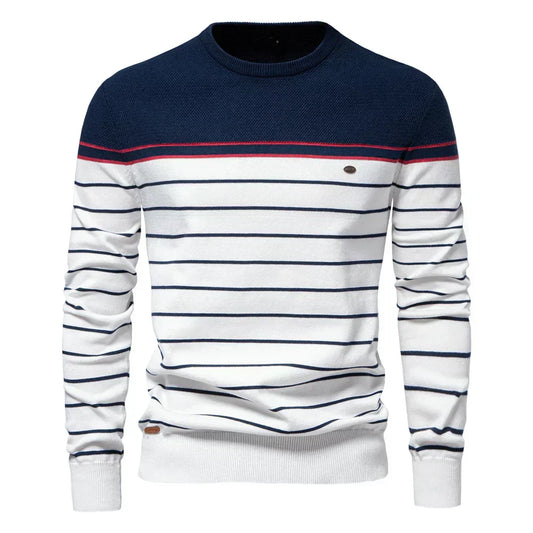 Stephen | Męski sweter w paski